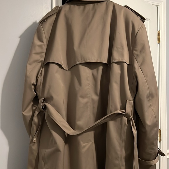 Stratojak Men’s Zipout Liner Trench Coat Size 46 X Long - Picture 8 of 12